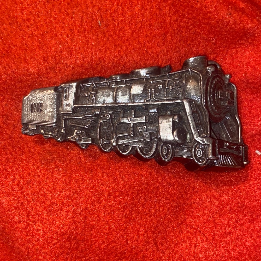 Bergamot Brass Train Belt Buckle